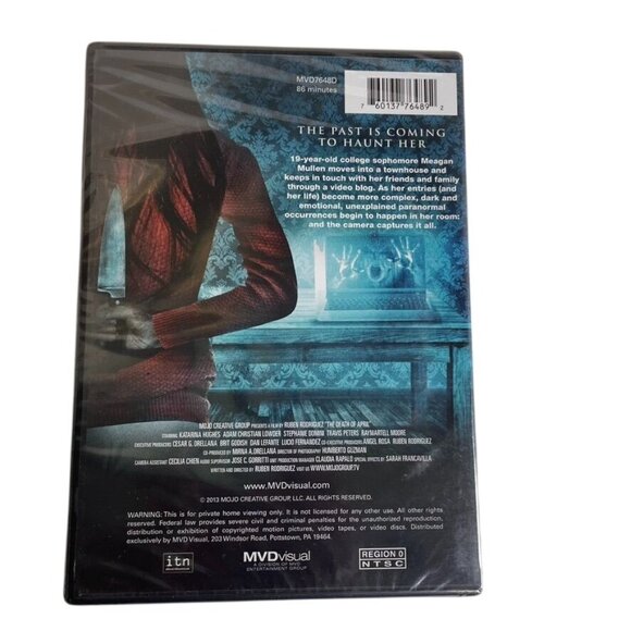The Death Of April Horror Scary DVD 2022 NR u Stephanie Domini Amy Rutledge Kata - Picture 2 of 2